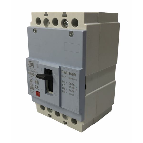 Disjuntor Caixa Moldada 50a Weg Dwb160b50-3dx (25ka 220v)