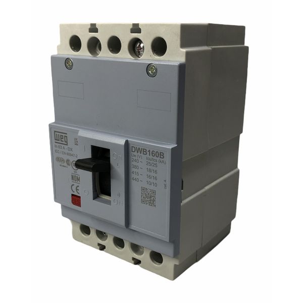 Disjuntor Caixa Moldada 63a Weg Dwb160b63-3dx (25ka 220v)