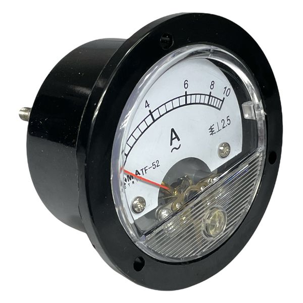 Amperímetro Analógico 0-10A Redondo 52mm Lukma