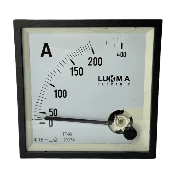 Amperímetro Analógico 0-100A Ferro Móvel 72x72mm Lukma