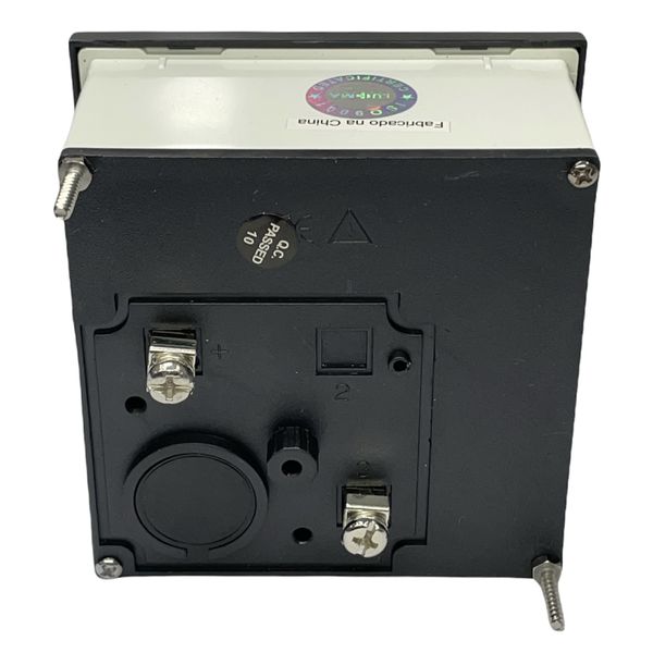 Amperímetro Analógico 0-100A Ferro Móvel 72x72mm Lukma