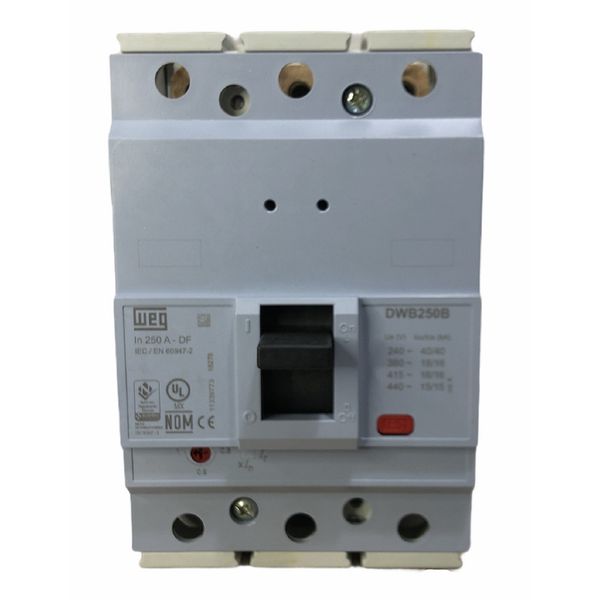 Disjuntor Caixa Moldada 250a Weg Dwb250b250-3df