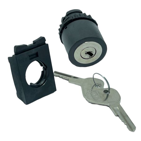 Frontal Comutador Chave Yale 3 Pos. Ret. Mola Weg 22mm S/ Fl