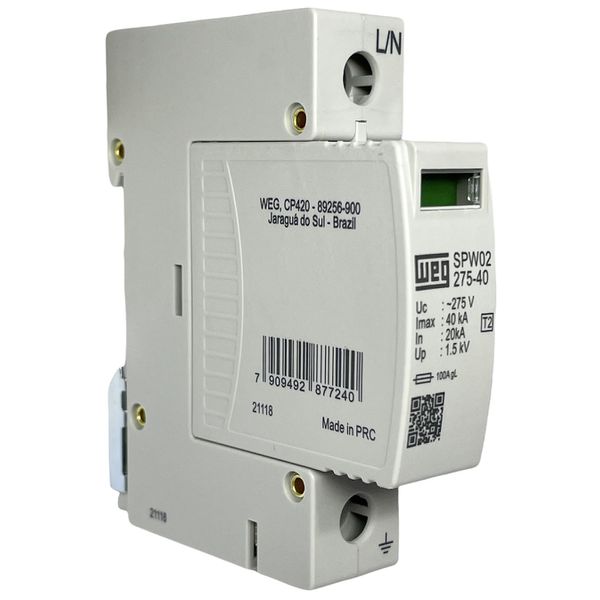 Protetor De Surto Weg Classe Ii 20/40ka 275v 1,5kv Spw02-275