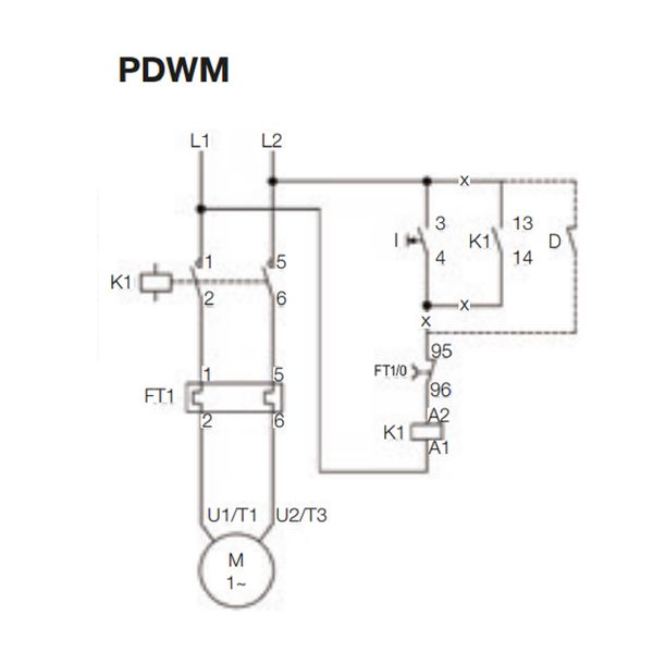 Chave Partida Direta Weg P/ Motor Monofásico 3cv 220v Pdwm04