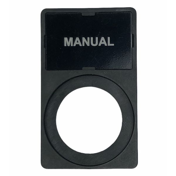 Porta Plaqueta + Plaqueta Manual Para Botões 22mm Weg