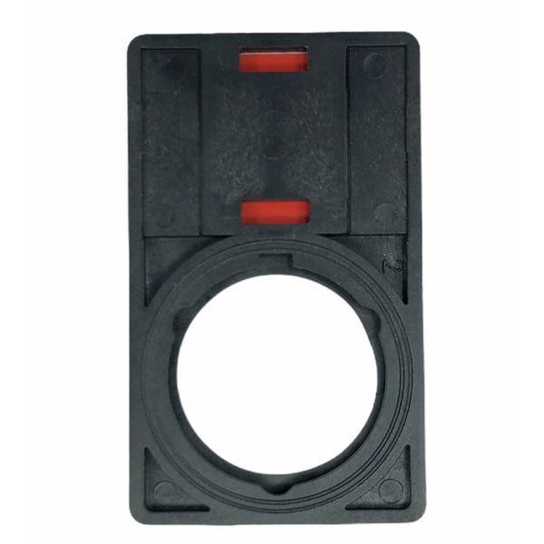 Porta Plaqueta + Plaqueta Esquerda Para Botões 22mm Weg