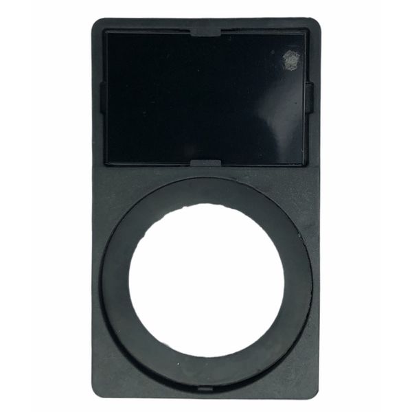 Porta Plaqueta + Plaqueta Cega S/ Grav. P/ Botões 22mm Weg