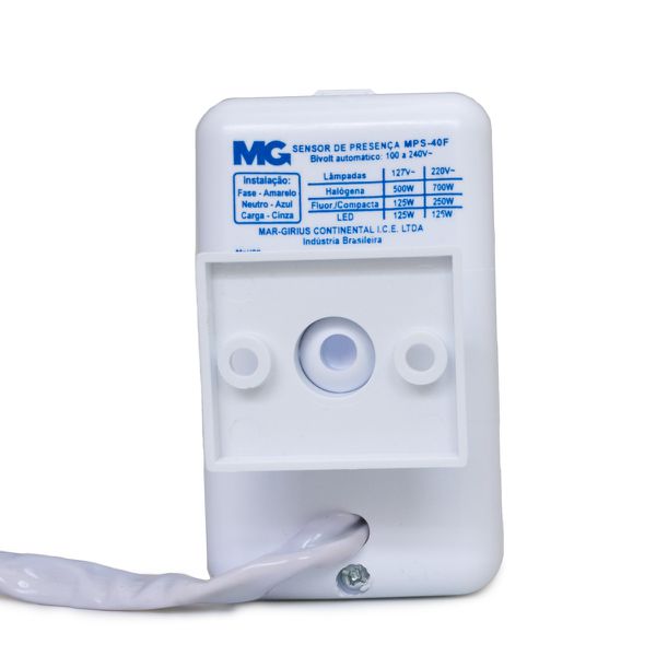 Sensor de Presença Sobrepor C/Fotocélula MPS-40F-Margirius