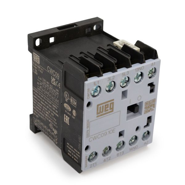 Mini Contator Tripolar 9a 110vca 1na Weg Cwc09-10-30-110