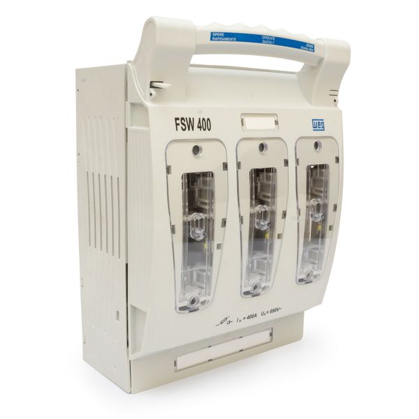Chave Seccionadora 400A Weg FSW400 Saca Fusível NH2 Tripolar
