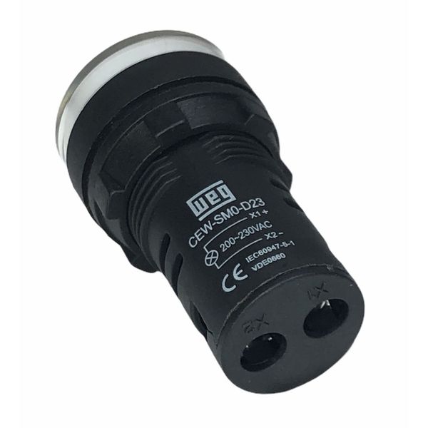 Sinaleiro De Led Branco Weg 22mm 220vca Ip54 Cew-sm0-d23