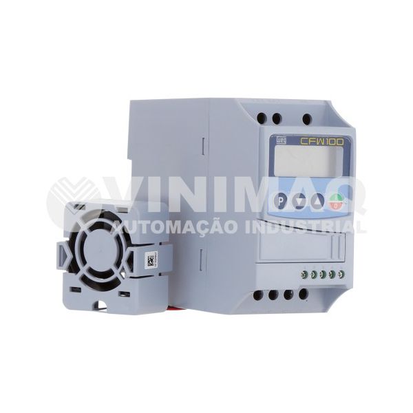Inversor De Frequência 1cv Weg Cfw100 4,2a 220v Monofásico