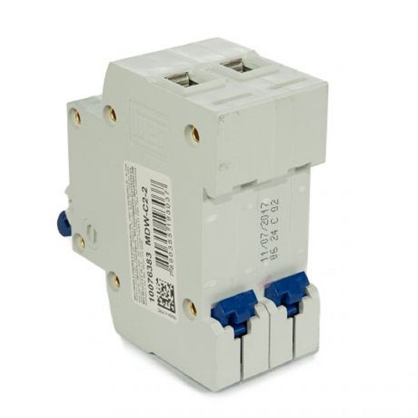 Disjuntor Bipolar Weg Din 02a Curva C 3ka MDW-C2-2