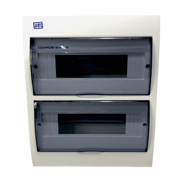 Quadro De Distribuição De Sobrepor Weg 24 Disjuntores Fumê
