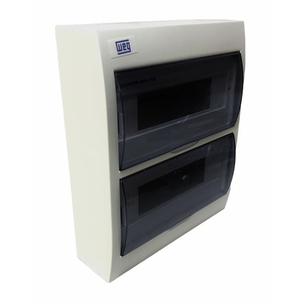 Quadro De Distribuição De Sobrepor Weg 24 Disjuntores Fumê