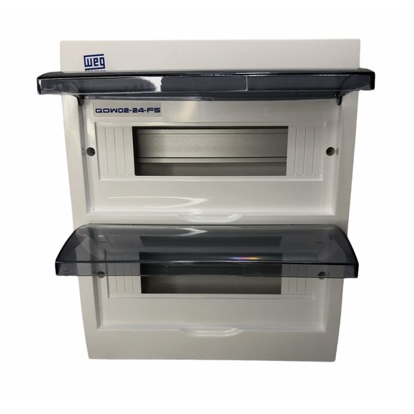 Quadro De Distribuição De Sobrepor Weg 24 Disjuntores Fumê