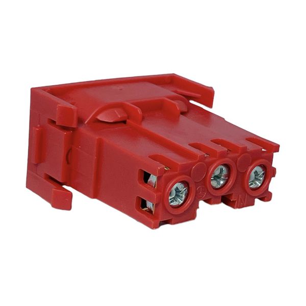 Modulo Tomada Weg 2P+T Vermelho C/ Fundo Vermelho 20A 250V 13799424