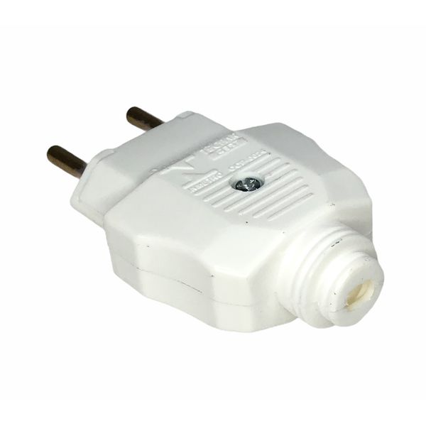 Plugue Macho 2P Weg 180° 10A 250V Branco 13301677