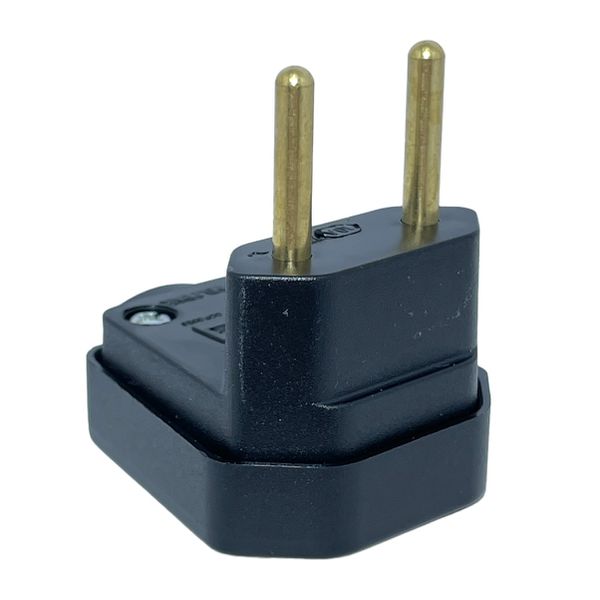 Plugue Macho 2P Weg 90° 10A 250V Preto 13302176