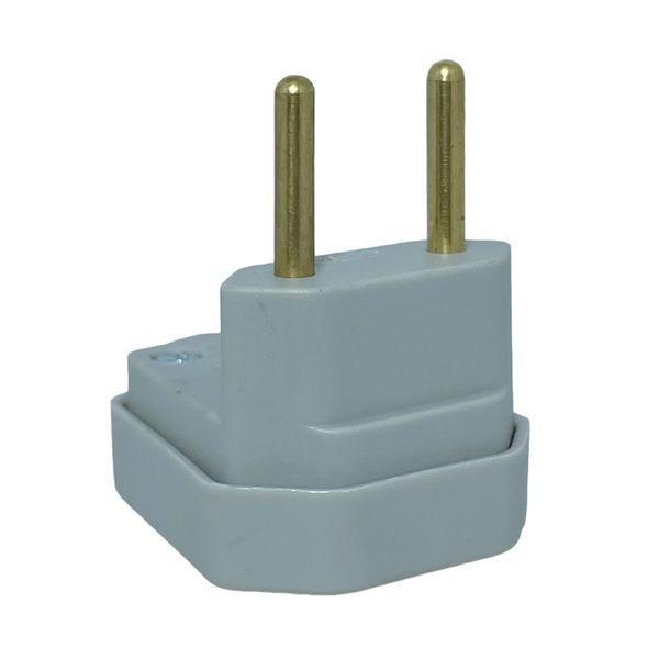 Plugue Macho 2P Weg 90° 10A 250V Cinza 13302196