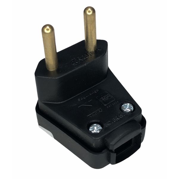 Plugue Macho 2P Weg 90° 20A 250V Preto 13302189