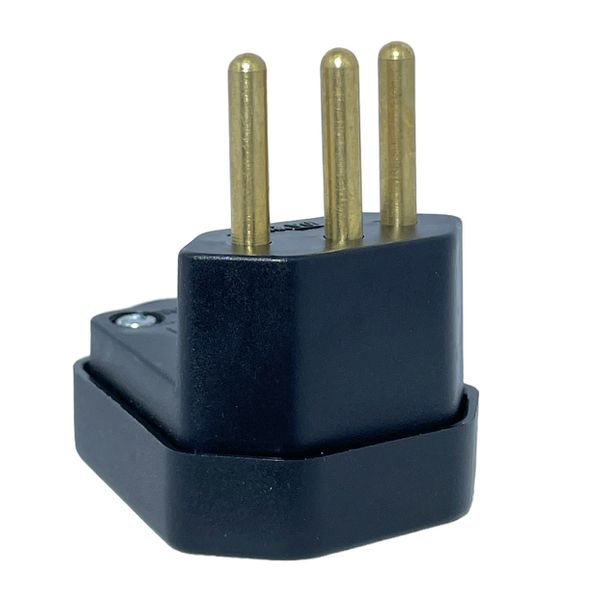 Plugue Macho 2P+T Weg 90° 10A 250V Preto 13302192