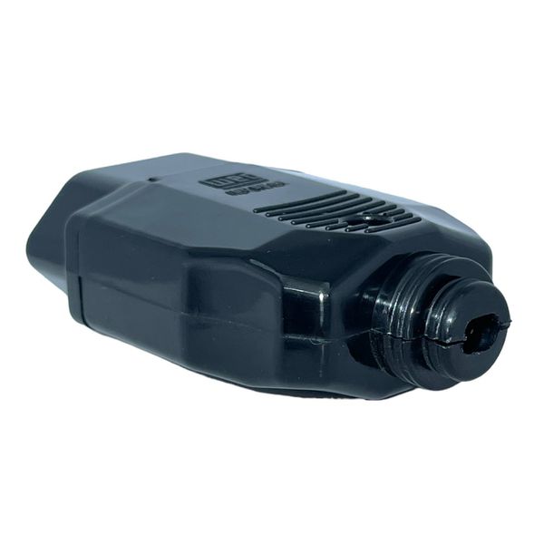 Plugue Macho 2P Weg 180° 10A 250V Preto 13303166