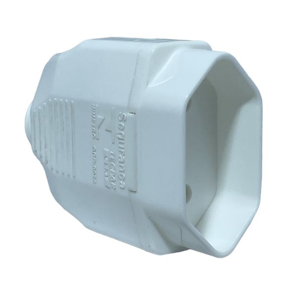 Plugue Macho 2P Weg 180° 10A 250V Branco 13303168