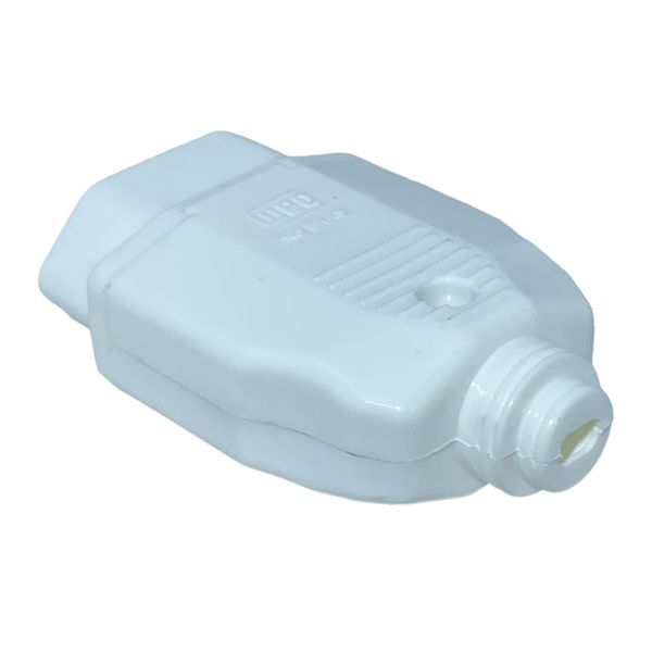 Plugue Femea 2P+T Weg 180° 10A 250V Branco 13303184