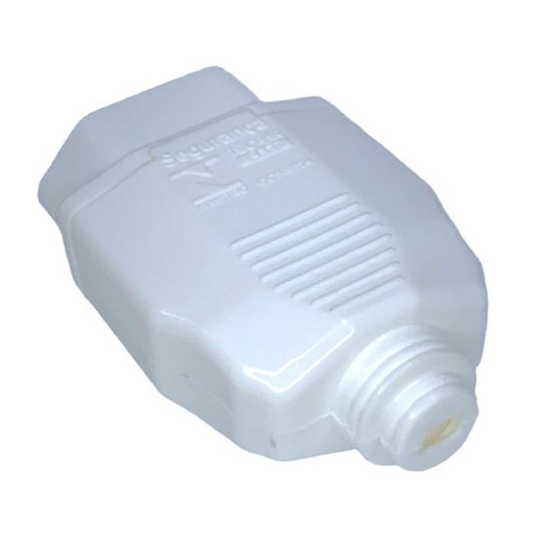 Plugue Femea 2P+T Weg 180° 20A 250V Branco 13303227