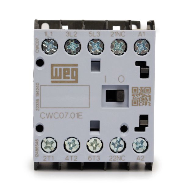 Contator Mini 3p 7a Weg Cwc07-01 24vca 1nf