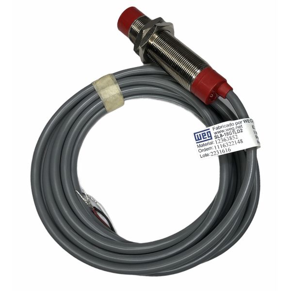 Sensor Indutivo Saliente 18mm Weg SL8-18G1LD2 NPN NA/NF 10-30VCC