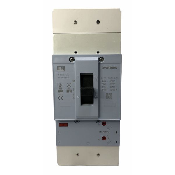 Disjuntor Caixa Moldada 320a Weg Dwb400n320-3da 65ka