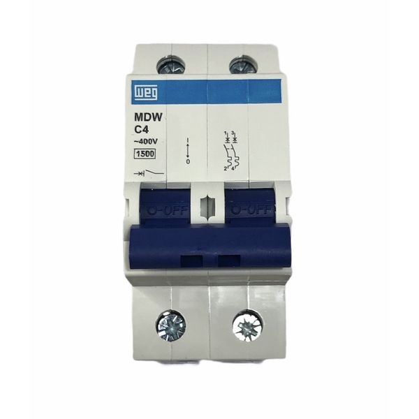 Disjuntor Bipolar Weg 04a Curva C 3ka MDW-C4-2 10076391