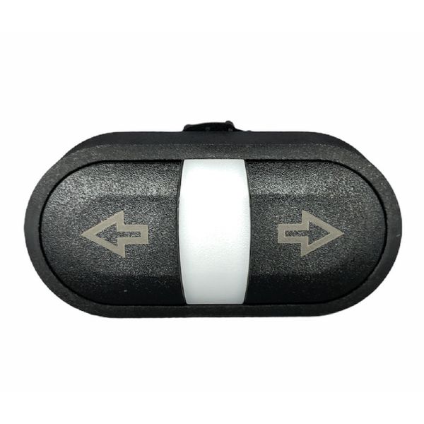 Frontal Botão Duplo Preto Weg Cima/baixo 22mm S/ Flange