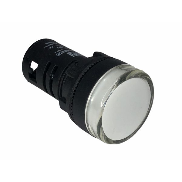 Sinaleiro De Led Branco Weg 22mm 24vca/vcc Ip54 Cew-sm0-e26