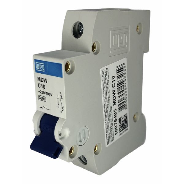 Disjuntor Weg Unipolar 10a Curva C 440vca 3ka Mdw-c10