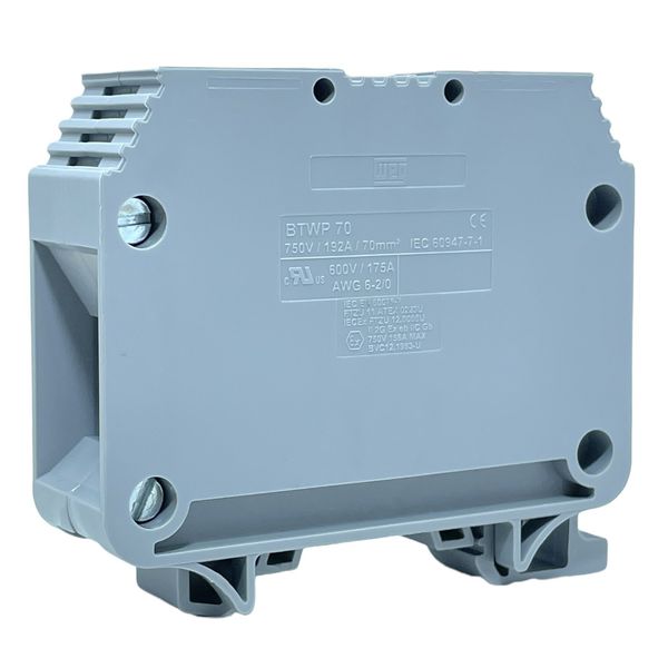 Borne Sak Conector 70mm Cinza Tipo Parafuso Weg Btwp-70-cz