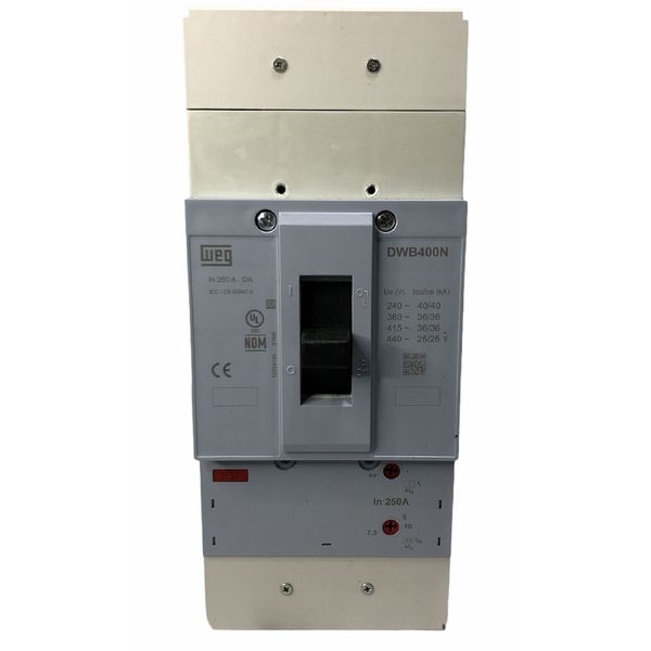 Disjuntor Caixa Moldada 250A Weg DWB400N-250 Ajuste 200-250A