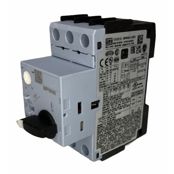 Disjuntor Motor 40a Weg Mpw40-3-u025 Faixa Ajustavel 20-25a