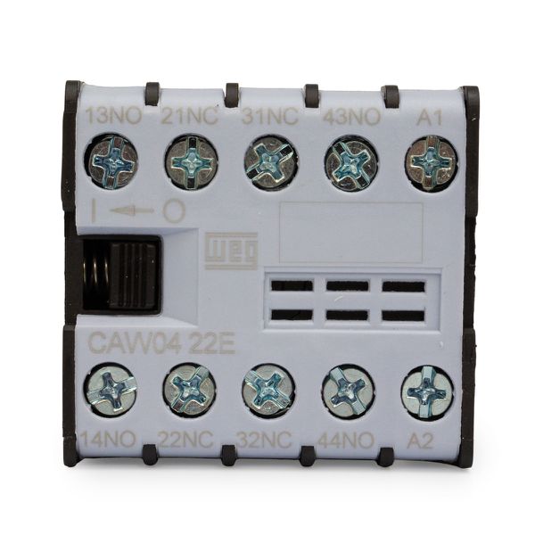 Contator Mini Auxiliar 6a Weg Caw04 2na+2nf 110v Azul
