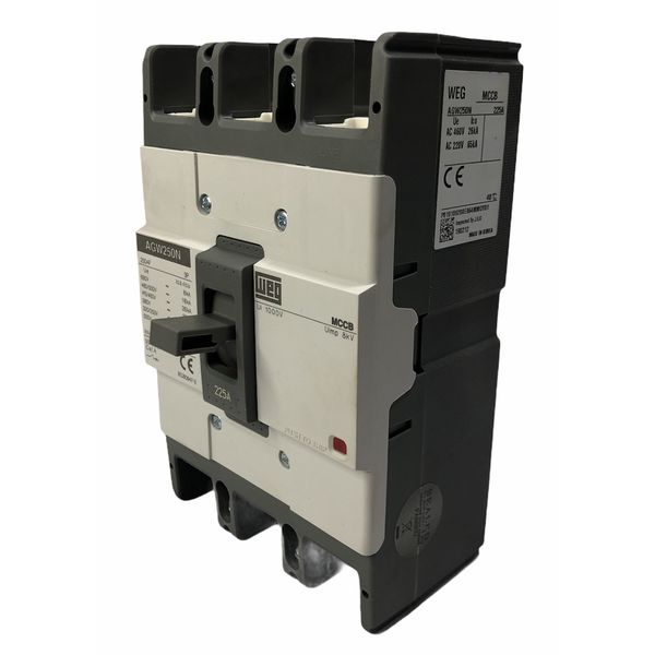 Disjuntor Caixa Moldada 225a Weg Agw250n-dx225-3 (65ka 220v)
