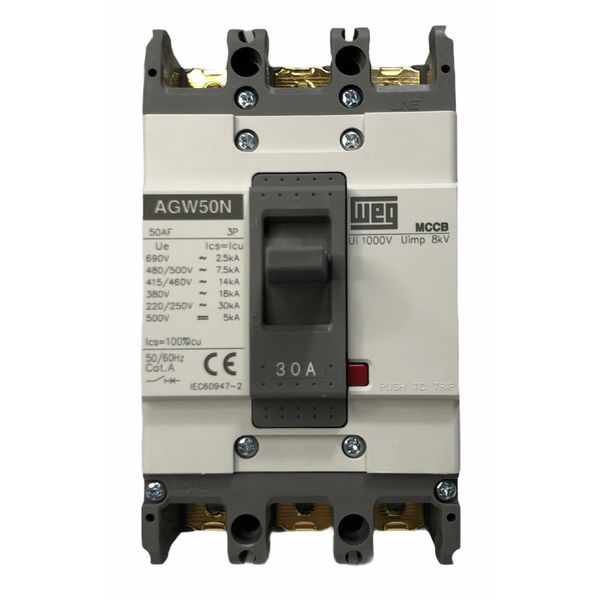 Disjuntor Caixa Moldada Fixo 30a (65ka 220v) 12775087