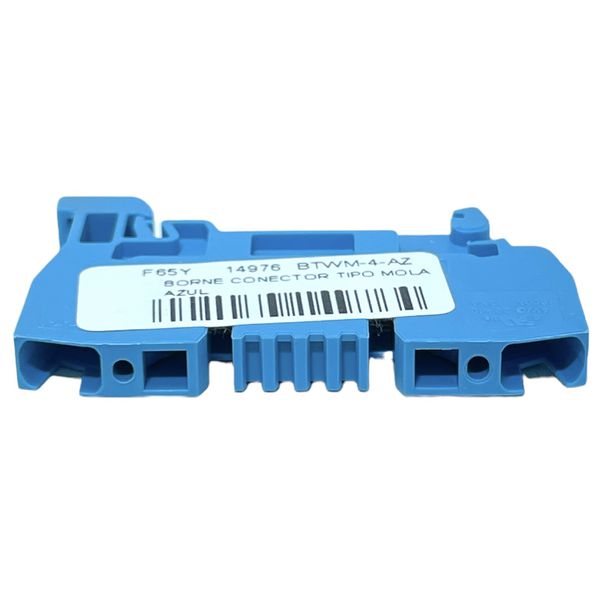 Borne Sak Conector 4mm Azul Tipo Mola Weg Btwm-4-az
