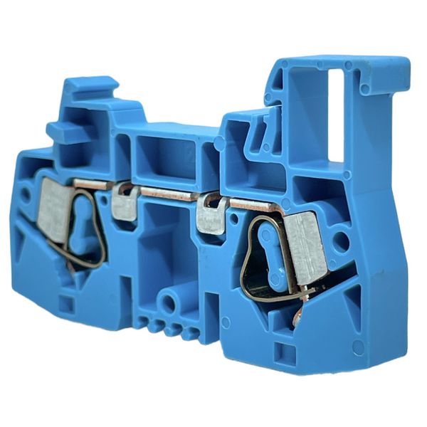 Borne Sak Conector 6mm Azul Tipo Mola Weg Btwm-6-az