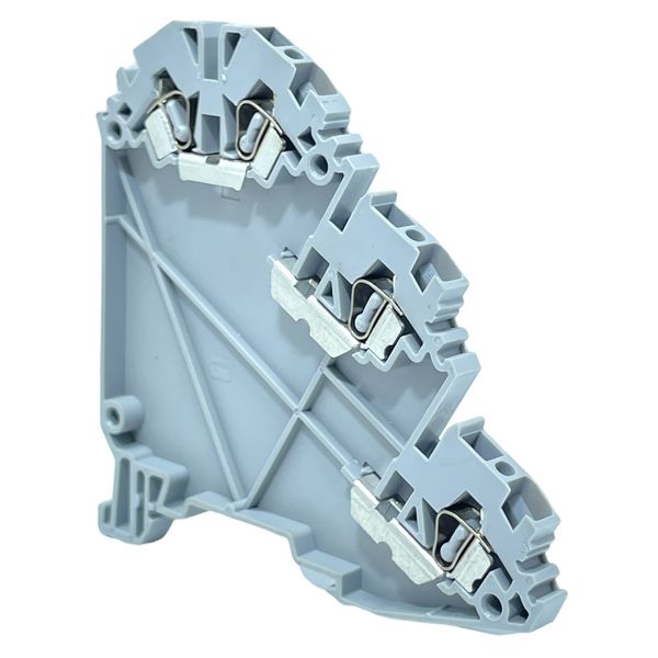  Borne Sak Conector 2,5mm Cinza Tipo Mola Triplo Weg Btwm-3s