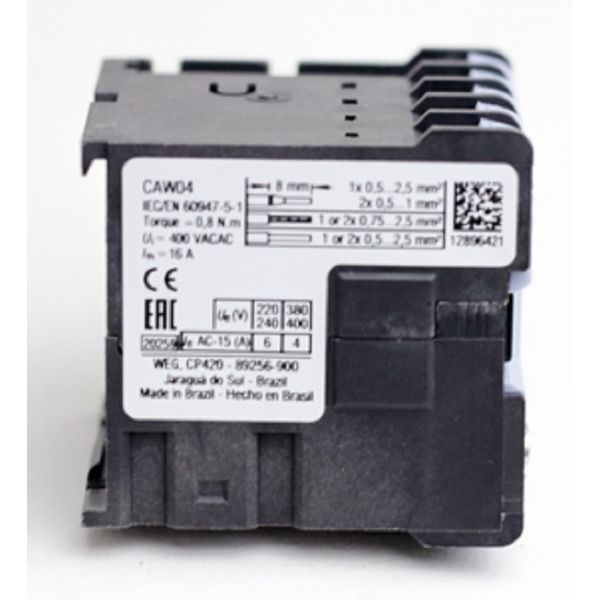 Contator Aux. Mini 3na+1nf 24vca Weg 12896421