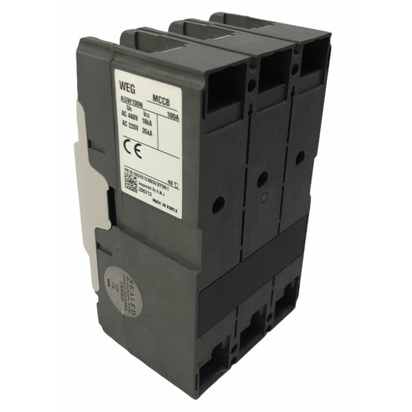 Disjuntor Caixa Moldada 100A Weg AGW100N-DX100-3 (65KA 220V)