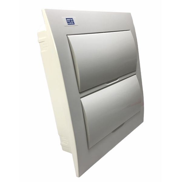 Quadro De Distribuição De Embutir Weg 24 Disjuntores Branco